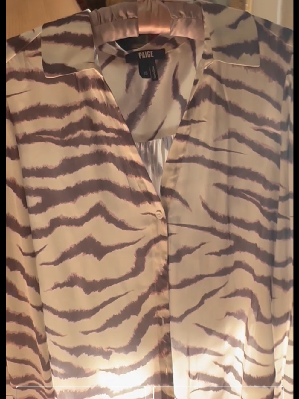 PAIGE Blouse Matte Satin XS/Sm